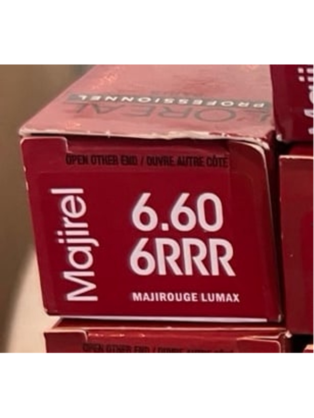 New L’Oreal Professional Hair Color Majirel Shade 6.60 6RRR